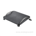 Ergonomic plastic&steel adjustable portable footrest